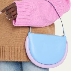 JW ANDERSON ‘Bumper Bag’ Sky Blue and Lilac Purple Shoulder Bag with Tags